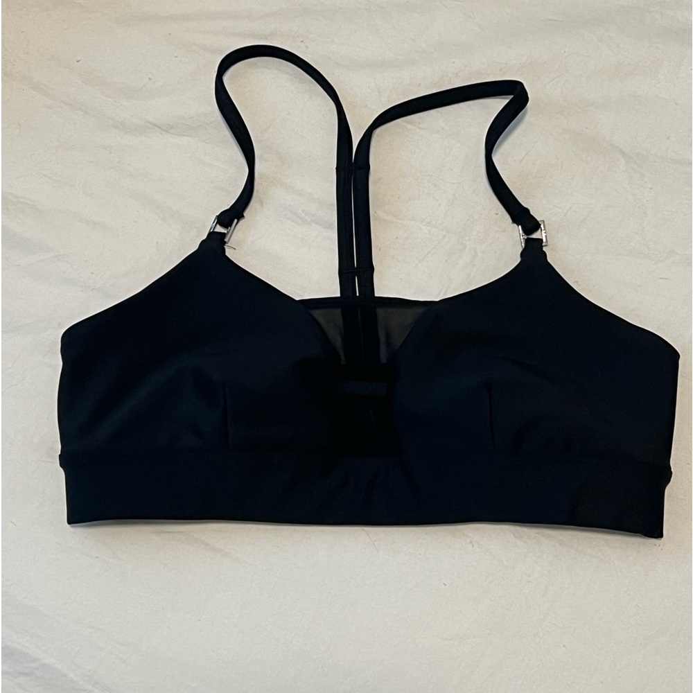ALO Yoga Black Strappy Sports Bra